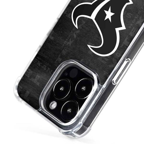 NFL Houston Texans Black & White iPhone 16 Pro MagSafe Case